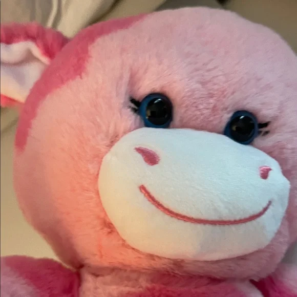 Build A Bear Strawberry Spotted Pink Plush Cow Toy - Picture 3 of 8